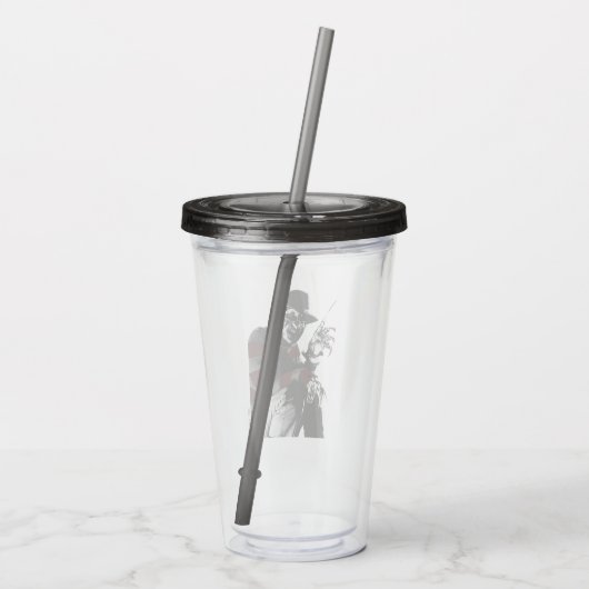 Freddy vs. Jason | Freddy Seeing Red Acryl Drinkbeker (Achterkant)