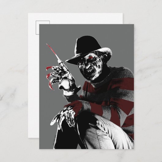 Freddy vs. Jason | Freddy Seeing Red Briefkaart (Voorkant / Achterkant)