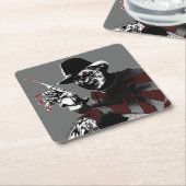 Freddy vs. Jason | Freddy Seeing Red Kartonnen Onderzetters (Schuin)