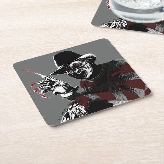 Freddy vs. Jason | Freddy Seeing Red Kartonnen Onderzetters (Schuin)