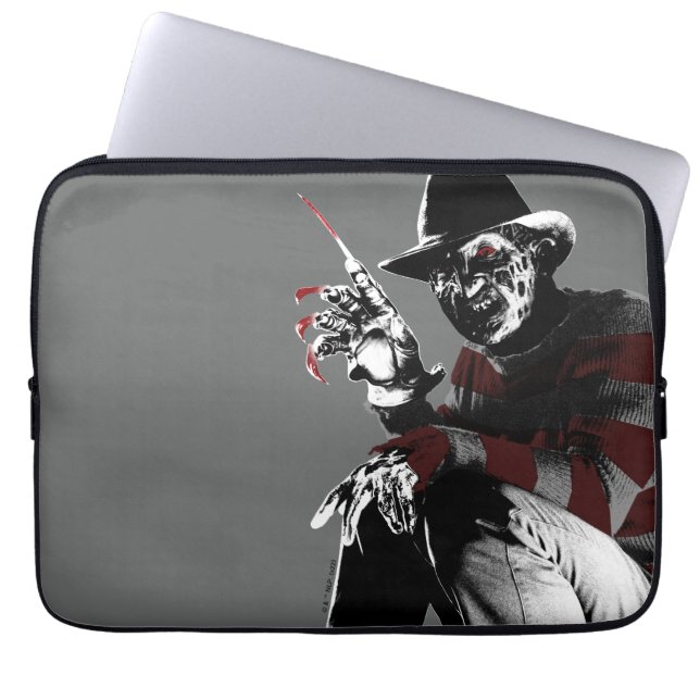 Freddy vs. Jason | Freddy Seeing Red Laptop Sleeve (Voorkant)