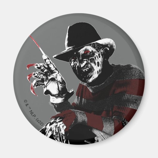 Freddy vs. Jason | Freddy Seeing Red Magneet (Voorkant)