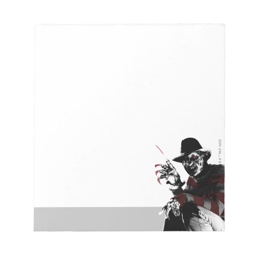 Freddy vs. Jason | Freddy Seeing Red Notitieblok (Voorkant)