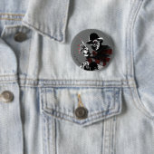 Freddy vs. Jason | Freddy Seeing Red Ronde Button 5,7 Cm (In situ)