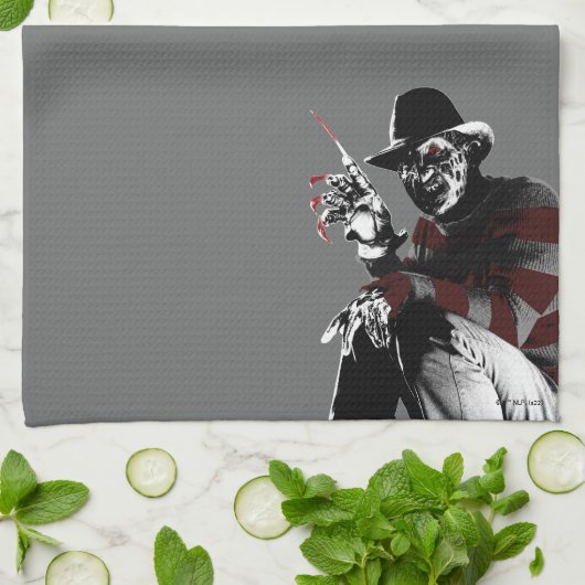 Freddy vs. Jason | Freddy Seeing Red Theedoek (Gevouwen)