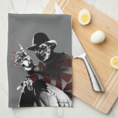 Freddy vs. Jason | Freddy Seeing Red Theedoek (Quarter Fold)