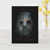 Freddy vs. Jason | Jason Mask Citaat Kaart (Gele Bloem)