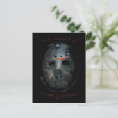 Freddy vs. Jason | Jason Mask Quote Briefkaart (Staand voorkant)