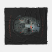 Freddy vs. Jason | Jason Mask Quote Fleece Deken (Voorkant (Horizontaal))