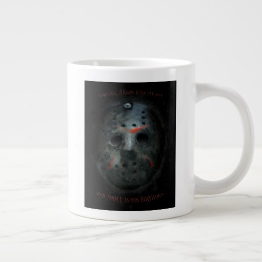 Freddy vs. Jason | Jason Mask Quote Grote Koffiekop (Rechts)