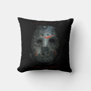 Freddy vs. Jason Jason Mask Quote Kussen