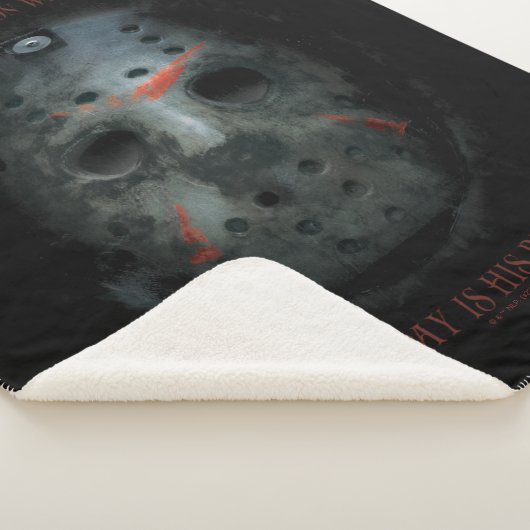 Freddy vs. Jason | Jason Mask Quote Sherpa Deken (3/4)