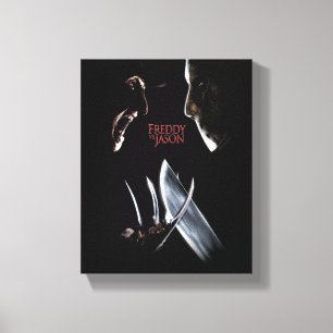 Freddy vs. Jason   Theatrisch Poster Canvas Afdruk