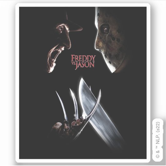 Freddy vs. Jason | Theatrisch Poster Sticker (Voorkant)