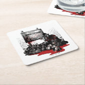 Freddy vs. Jason | Welcome to Springwood Kartonnen Onderzetters (Schuin)