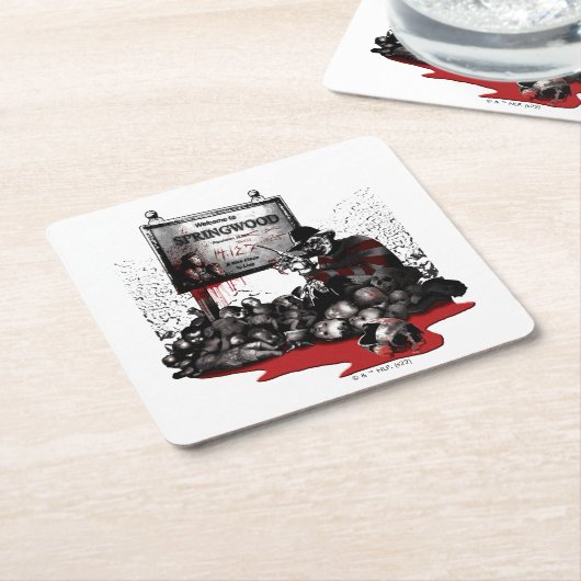 Freddy vs. Jason | Welcome to Springwood Kartonnen Onderzetters (Schuin)