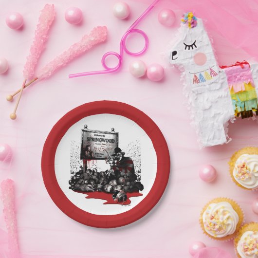 Freddy vs. Jason | Welcome to Springwood Papieren Bordje (Feest)