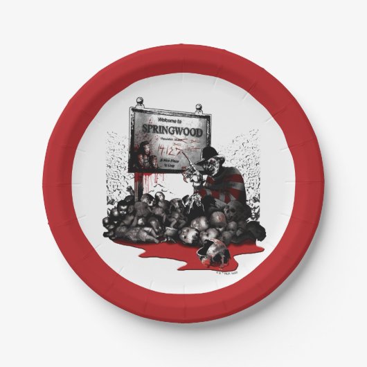 Freddy vs. Jason | Welcome to Springwood Papieren Bordje (Voorkant)