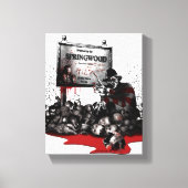 Freddy vs. Jason | Welkom in Springwood Canvas Afdruk (Voorkant)