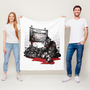 Freddy vs. Jason Welkom in Springwood Fleece Deken