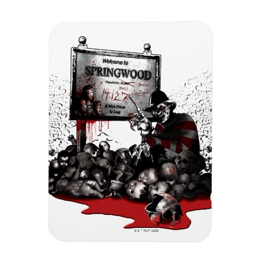 Freddy vs. Jason | Welkom in Springwood Magneet (Verticaal)