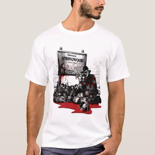 Freddy vs. Jason | Welkom in Springwood T-shirt (Voorkant)
