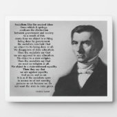 Frederic Bastiat anti-socialisme Fotoplaat (Voorkant)