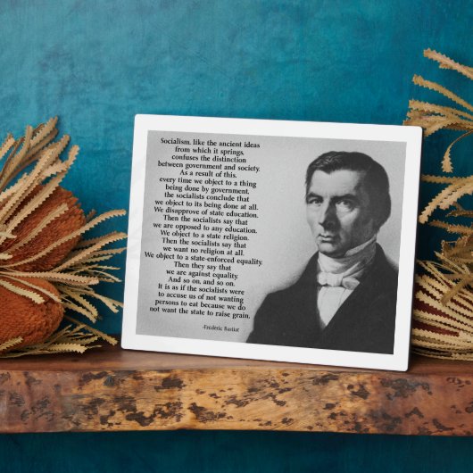 Frederic Bastiat anti-socialisme Fotoplaat (Zijkant)