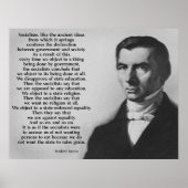 Frederic Bastiat anti-socialisme Poster (Voorkant)