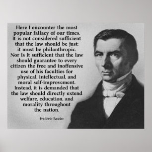 Frederic Bastiat the Law Poster