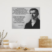 Frederic Bastiat try Liberty Poster (Keuken)