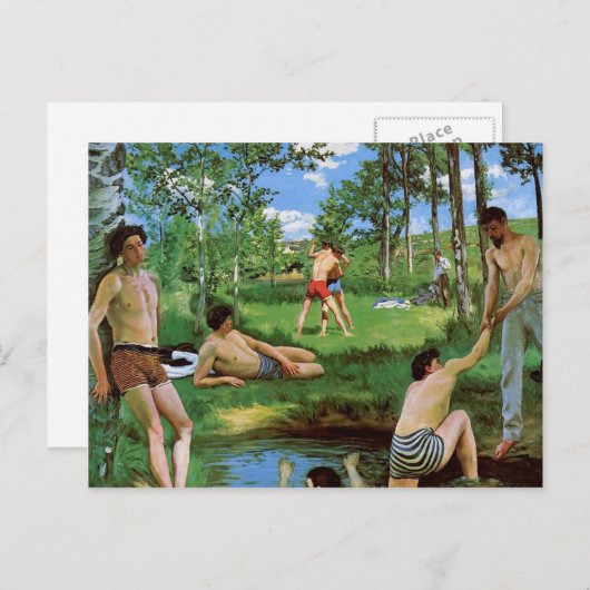 Frederic Bazille-Bathers (Summer Scene) Briefkaart (Voorkant / Achterkant)