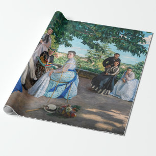Frederic Bazille - De Familiereünie Cadeaupapier