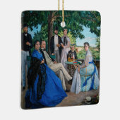 Frédéric Bazille - De Familiereünie Keramisch Ornament (Rechts)