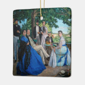 Frédéric Bazille - De Familiereünie Keramisch Ornament (Links)