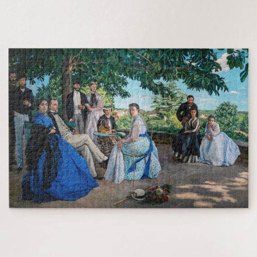 Frédéric Bazille - De Familiereünie Legpuzzel (Horizontaal)