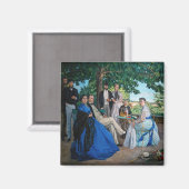 Frédéric Bazille - De Familiereünie Magneet (Voorkant / Achterkant)
