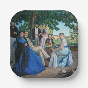 Frédéric Bazille - De Familiereünie Papieren Bordje
