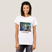 Frédéric Bazille - De Familiereünie T-shirt (Voorkant volledig)