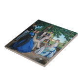 Frédéric Bazille - De Familiereünie Tegeltje (Zijkant)