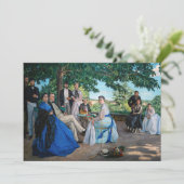 Frederic Bazille - de gezinshereniging Bedankkaart (Staand voorkant)