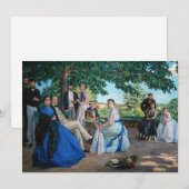 Frederic Bazille - de gezinshereniging Bedankkaart (Voorkant / Achterkant)