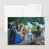 Frederic Bazille - de gezinshereniging Briefkaart (Voorkant / Achterkant)