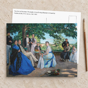 Frederic Bazille - de gezinshereniging Briefkaart