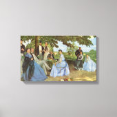  Frederic Bazille de gezinshereniging Canvas Afdruk (Voorkant)