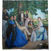 Frederic Bazille - de gezinshereniging Douchegordijn (Voorkant)