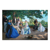Frederic Bazille - de gezinshereniging Foto Afdruk (Voorkant)