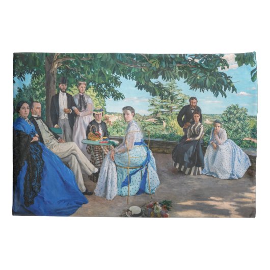 Frederic Bazille - de gezinshereniging Kussensloop (Achterkant)