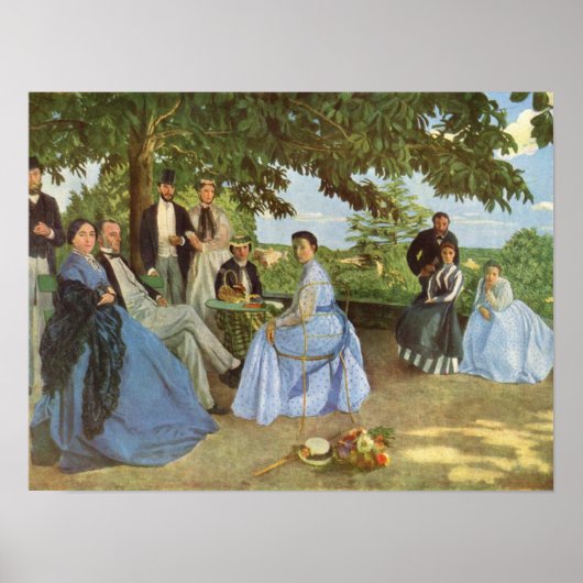  Frederic Bazille de gezinshereniging Poster (Voorkant)