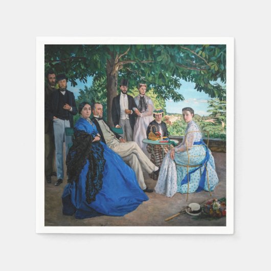 Frederic Bazille - de gezinshereniging Servet (Voorkant)